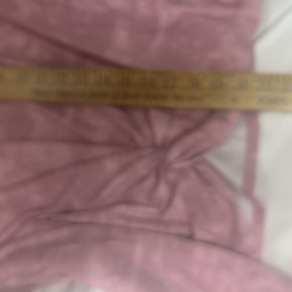 BP Pink Tie Dye Twist Front Sweatshirt Women’s Size M Long Sleeve Crewneck - Picture 5 of 6